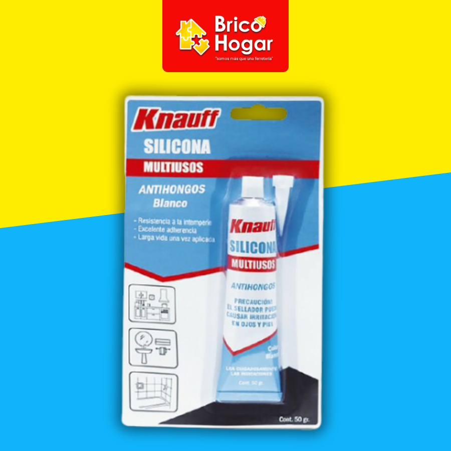 Silicona en chisguete blanco 50gr - Knauf